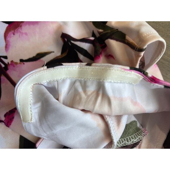 Le Château Off Shoulder Top – Pink Watercolor Floral XS - Picture 7 of 7